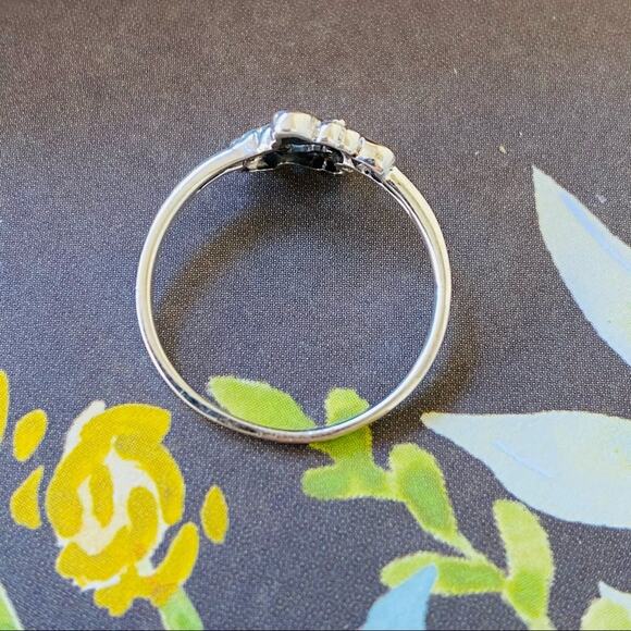 Sterling Silver Butterfly Mini Ring, Minimalist Ring, Butterfly Rings - Picture 4 of 4